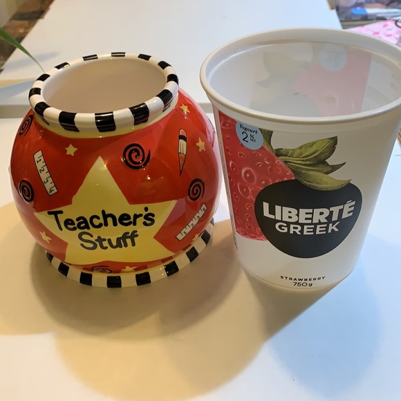SALE!! Teacher’s Stuff. Ganz ceramic jar.   5 - Picture 6 of 9